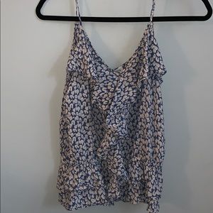 Cheetah printed tank top